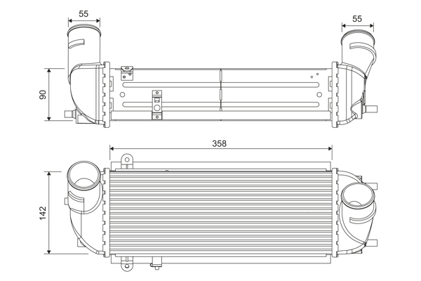 Interkoeler Valeo 818692