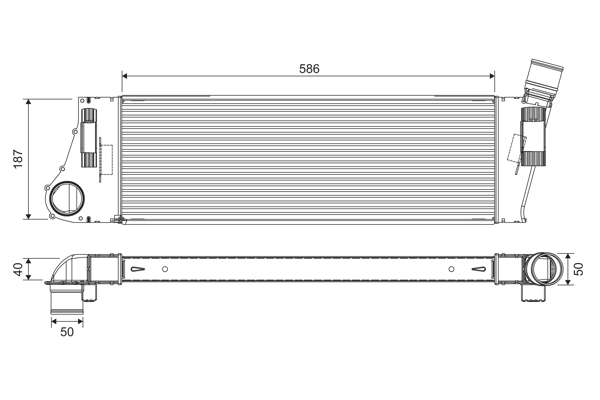 Interkoeler Valeo 818727