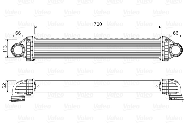 Interkoeler Valeo 818806