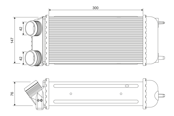 Interkoeler Valeo 818822