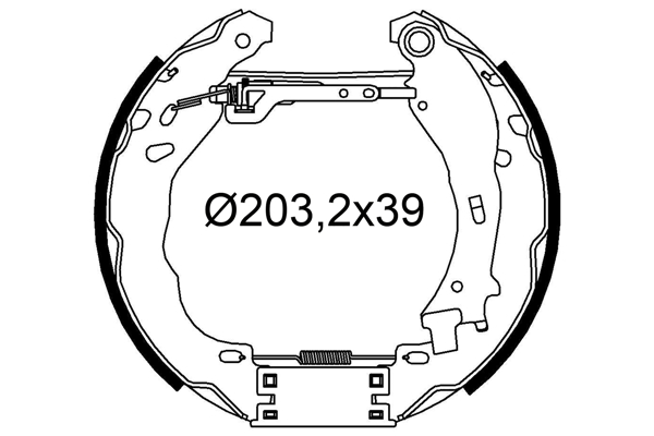 Remschoen set Valeo 554910