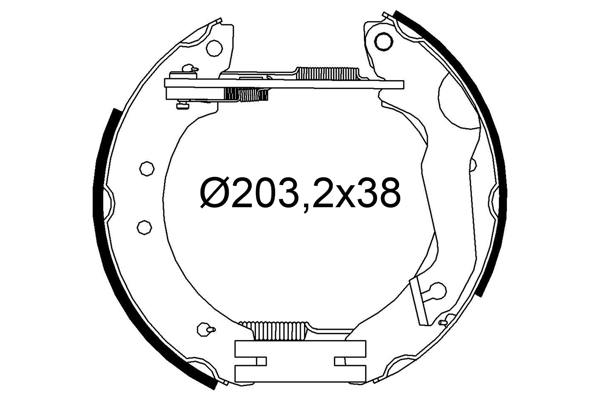 Remschoen set Valeo 554936