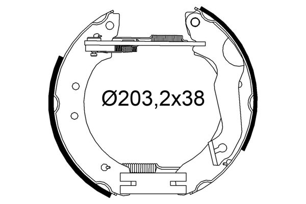 Remschoen set Valeo 554938