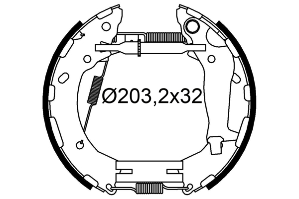 Remschoen set Valeo 554945