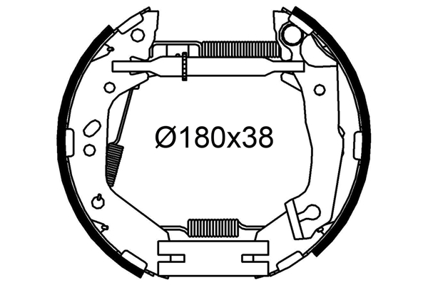 Remschoen set Valeo 554955