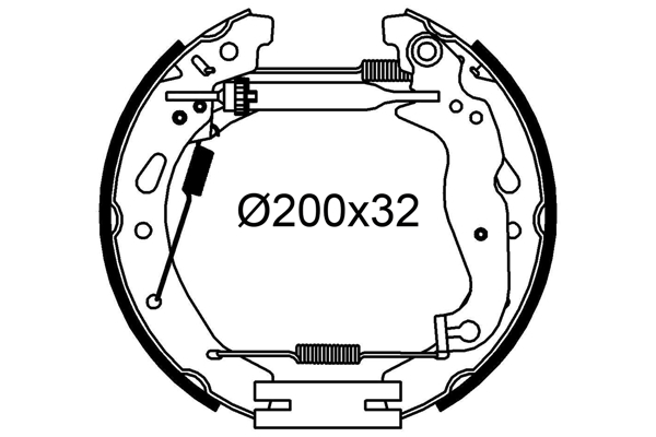 Remschoen set Valeo 554957