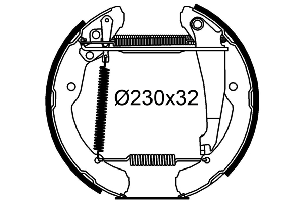 Remschoen set Valeo 554961