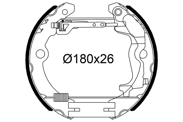 Remschoen set Valeo 554963