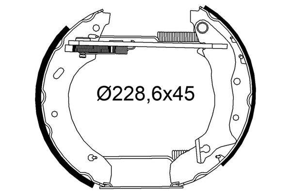 Remschoen set Valeo 554973