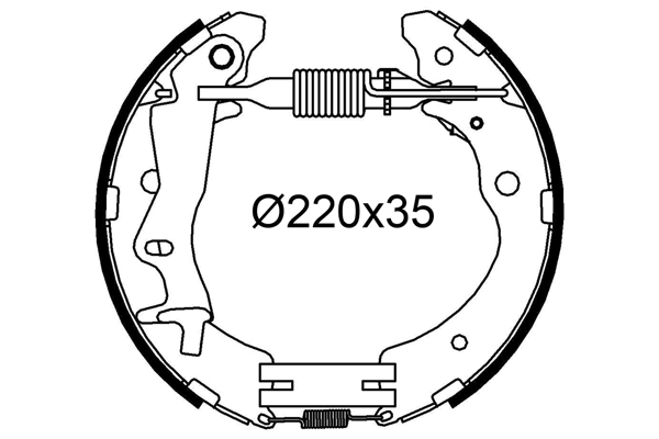 Remschoen set Valeo 554982