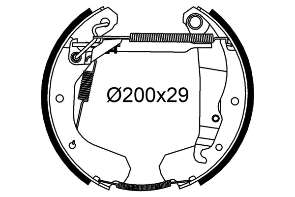 Remschoen set Valeo 554983