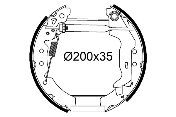 Remschoen set Valeo 554985