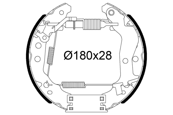 Remschoen set Valeo 554990