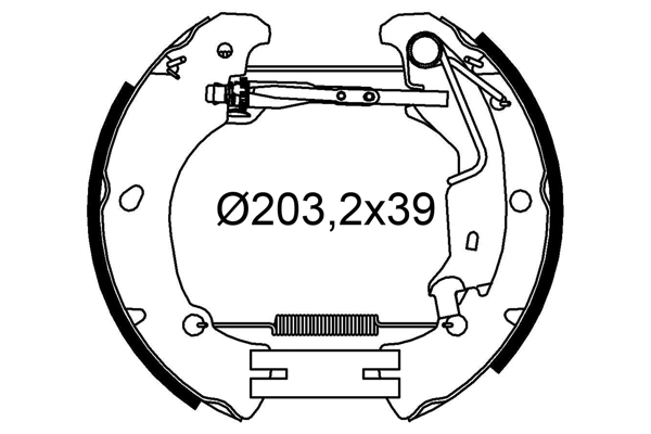 Remschoen set Valeo 554991