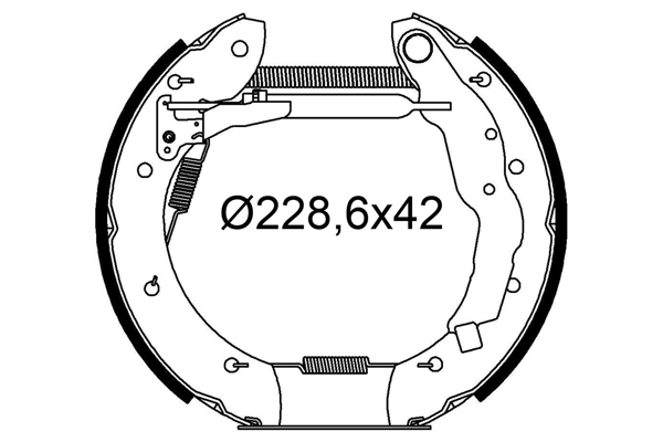 Remschoen set Valeo 554993