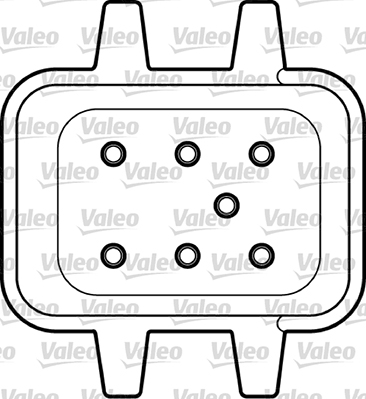 Valeo Raammechanisme 850295