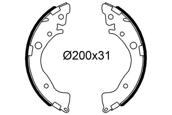 Remschoen set Valeo 564277