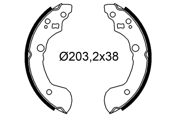 Remschoen set Valeo 564285