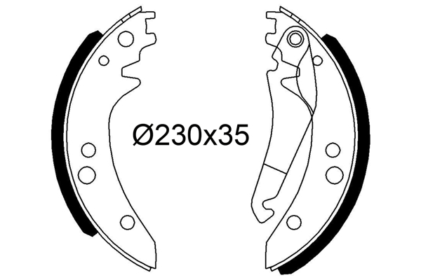 Remschoen set Valeo 564311