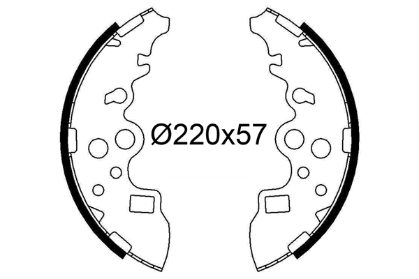 Remschoen set Valeo 564313