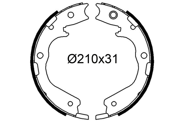 Remschoen set Valeo 564325