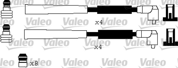 Bougiekabelset Valeo 346602