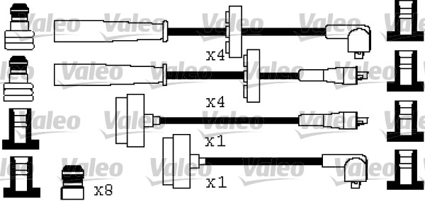 Bougiekabelset Valeo 346521