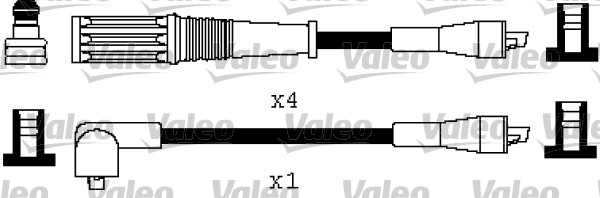 Bougiekabelset Valeo 346487