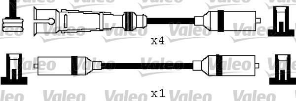 Bougiekabelset Valeo 346464