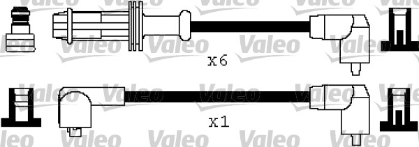 Bougiekabelset Valeo 346449