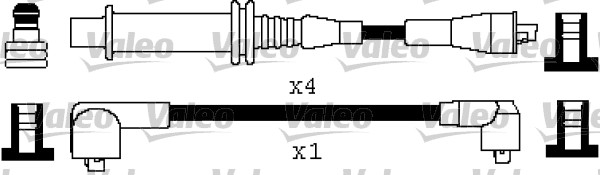 Bougiekabelset Valeo 346357