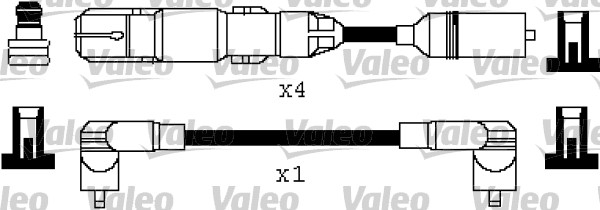 Bougiekabelset Valeo 346318