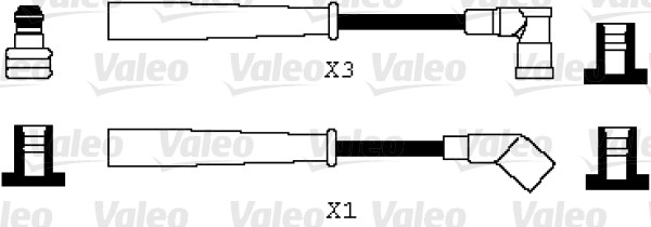 Bougiekabelset Valeo 346066