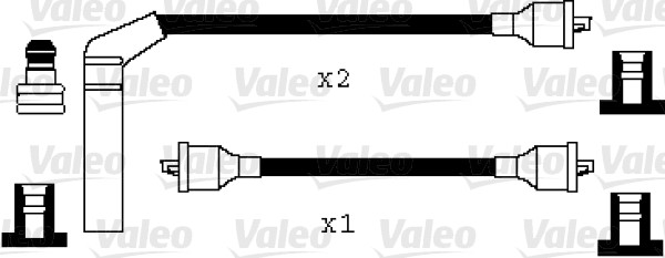 Bougiekabelset Valeo 346017