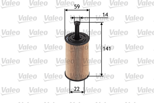 Valeo Oliefilter 586509