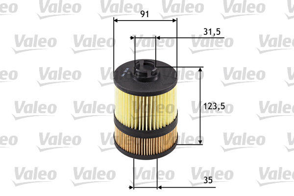 Valeo Oliefilter 586549