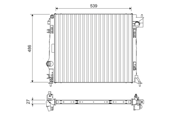 Radiateur Valeo 701108