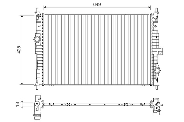 Radiateur Valeo 701109