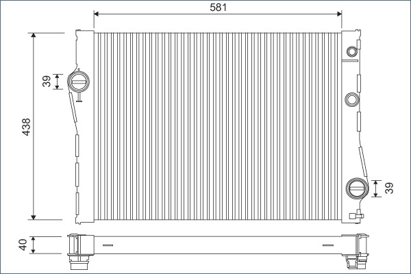 Radiateur Valeo 701118