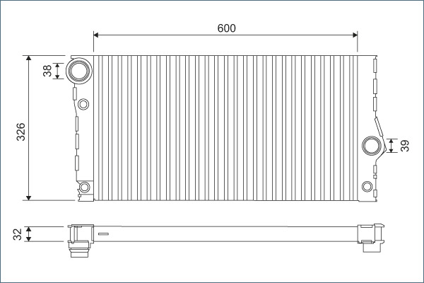 Radiateur Valeo 701123