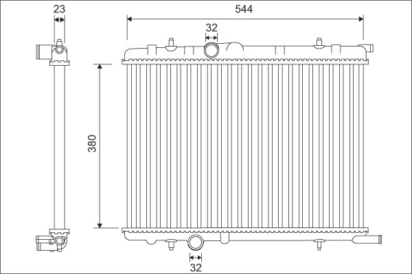 Radiateur Valeo 701124