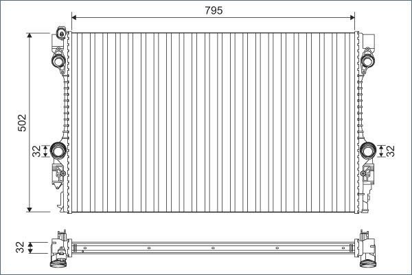 Radiateur Valeo 701126