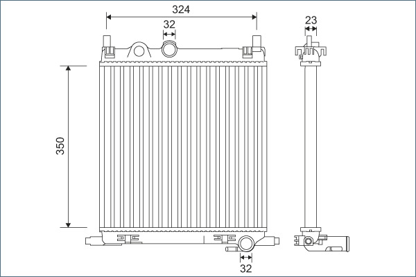 Radiateur Valeo 701128