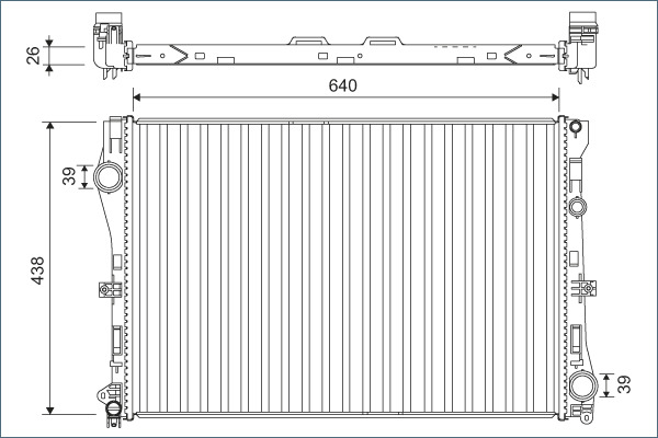 Radiateur Valeo 701142