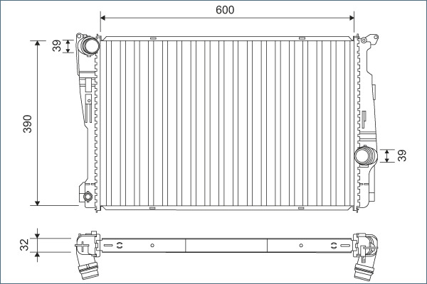 Radiateur Valeo 701162