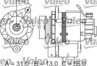 Valeo Alternator/Dynamo 437148