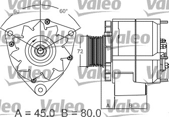 Valeo Alternator/Dynamo 437442