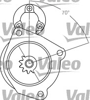 Valeo Starter 458201