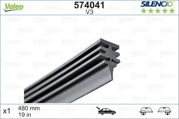 Valeo Ruitenwisserblad 574041