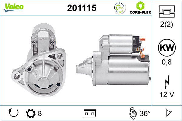 Starter Valeo 201115